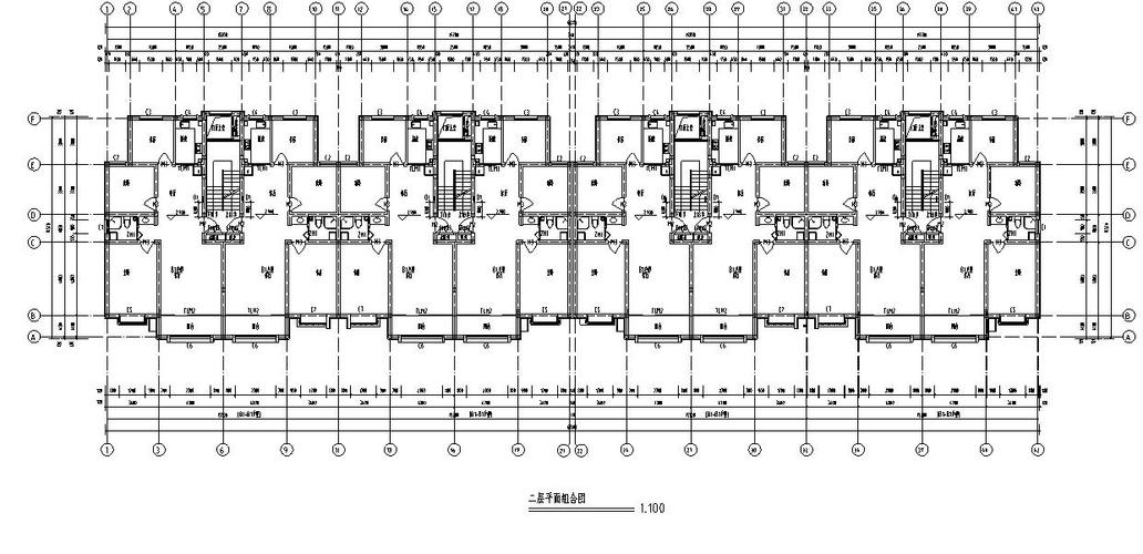 [宁夏]六层砖混结构住宅建筑施工图(含多套方案及效果图.